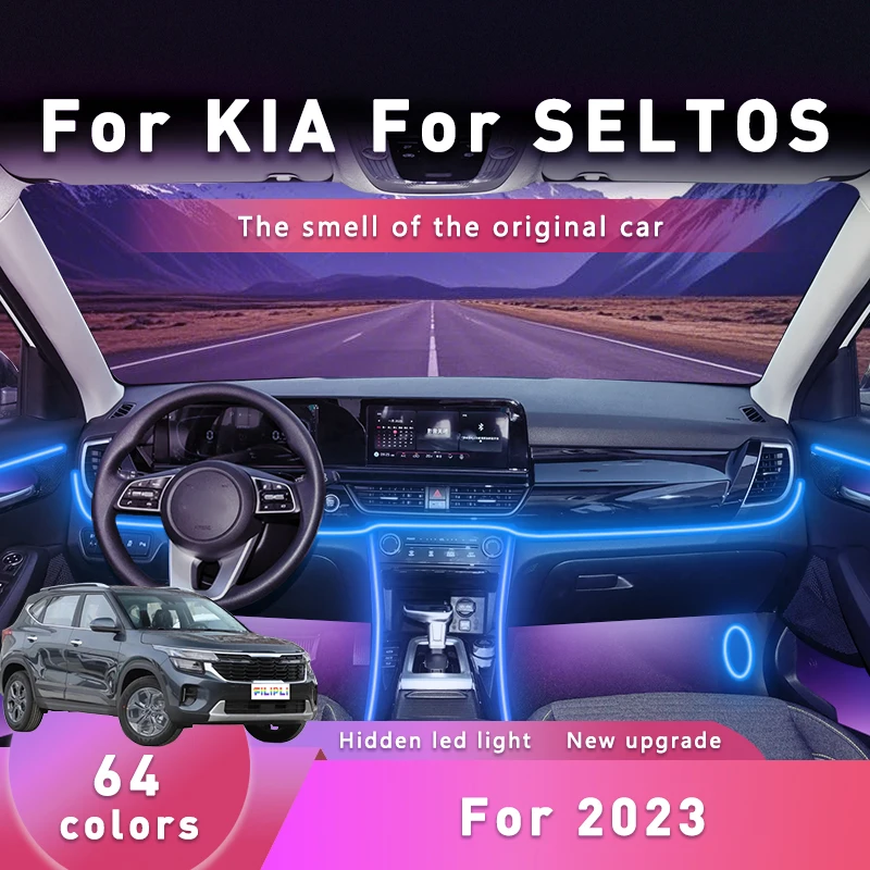 FILIPLI For KIA SELTOS For 2023 Multi Color Car DIY Acrylic Interior Ambient Lights Music Sync Rhythm LED Strips By App Control
FILIPLI For KIA SELTOS For 2023 Multi Color Car DIY Acrylic Interior Ambient Lights Music Sync Rhythm LED Strips By App Control
