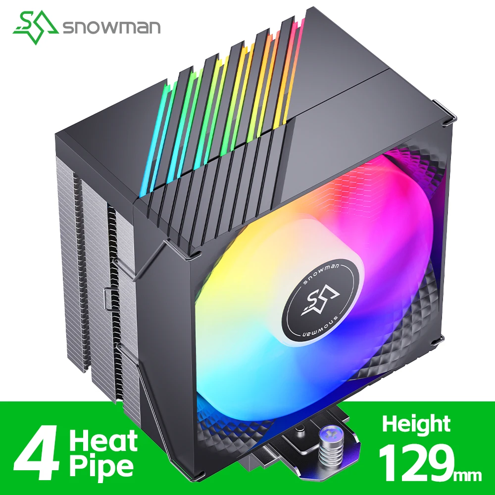 SNOWMAN MX40 Air CPU Cooler 4 heat pipes PC Cooling CPU Fan ARGB Intel LGA 1851 1700 1200 1151 X79 X99 2011 AMD AM5 AM4
SNOWMAN MX40 Air CPU Cooler 4 heat pipes PC Cooling CPU Fan ARGB Intel LGA 1851 1700 1200 1151 X79 X99 2011 AMD AM5 AM4