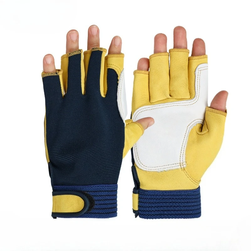 Sheepskin Leather Work Gloves Safety Labour Protection Garden Sports Motorcycle Driver Workers Work Welding Wearresistant Gloves
Sheepskin Leather Work Gloves Safety Labour Protection Garden Sports Motorcycle Driver Workers Work Welding Wearresistant Gloves