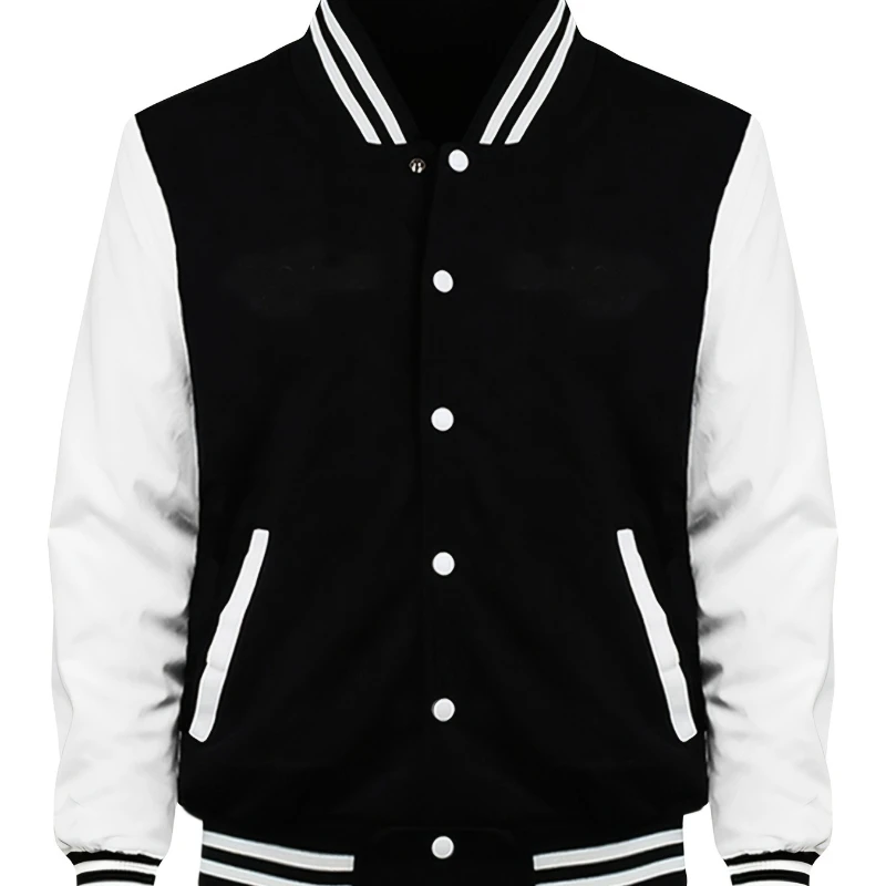 Новая осенне-зимняя мужская спортивная повседневная однотонная бейсбольная куртка для мужчин и женщин, уличная бейсбольная куртка
Новая осенне-зимняя мужская спортивная повседневная однотонная бейсбольная куртка для мужчин и женщин, уличная бейсбольная куртка