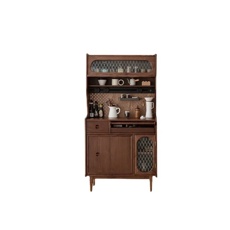 Nordic black walnut dining side storage cabinet integrated wall light luxury high cabinet
Nordic black walnut dining side storage cabinet integrated wall light luxury high cabinet