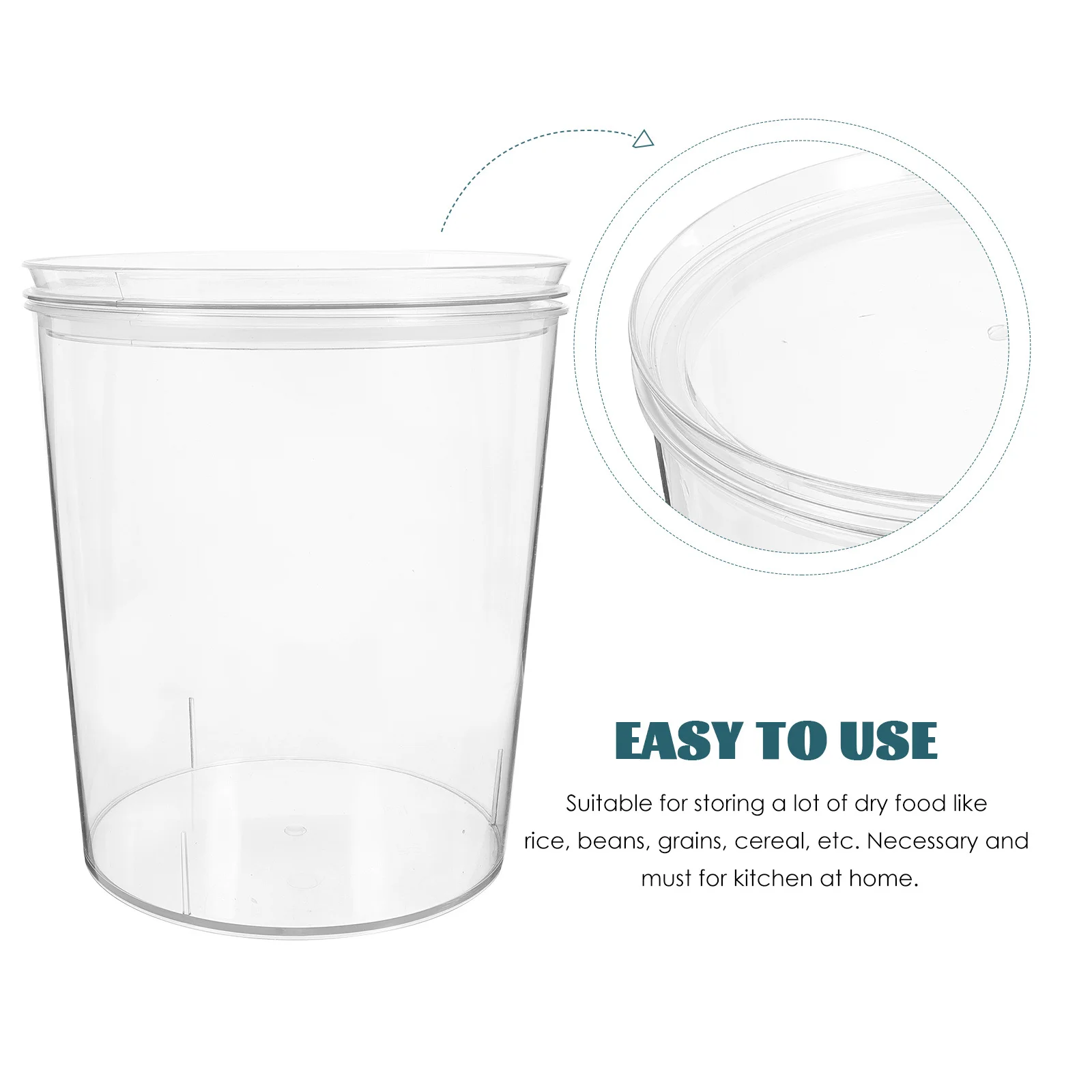 Airtight Rice Container 5L Large Capacity Storage Bucket For Kitchen Pantry Moisture Proof Pest Resistant Cereal Grain Keeper
Airtight Rice Container 5L Large Capacity Storage Bucket For Kitchen Pantry Moisture Proof Pest Resistant Cereal Grain Keeper