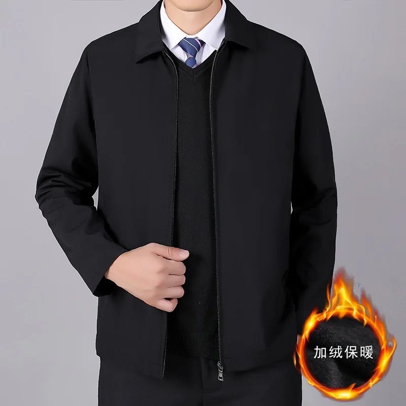 Luxury Zipper Jackets Business Casual Men Clothing Autumn Winter Warm Thick Long Sleeve Coats High Quality Outerwear Parkas New
Luxury Zipper Jackets Business Casual Men Clothing Autumn Winter Warm Thick Long Sleeve Coats High Quality Outerwear Parkas New