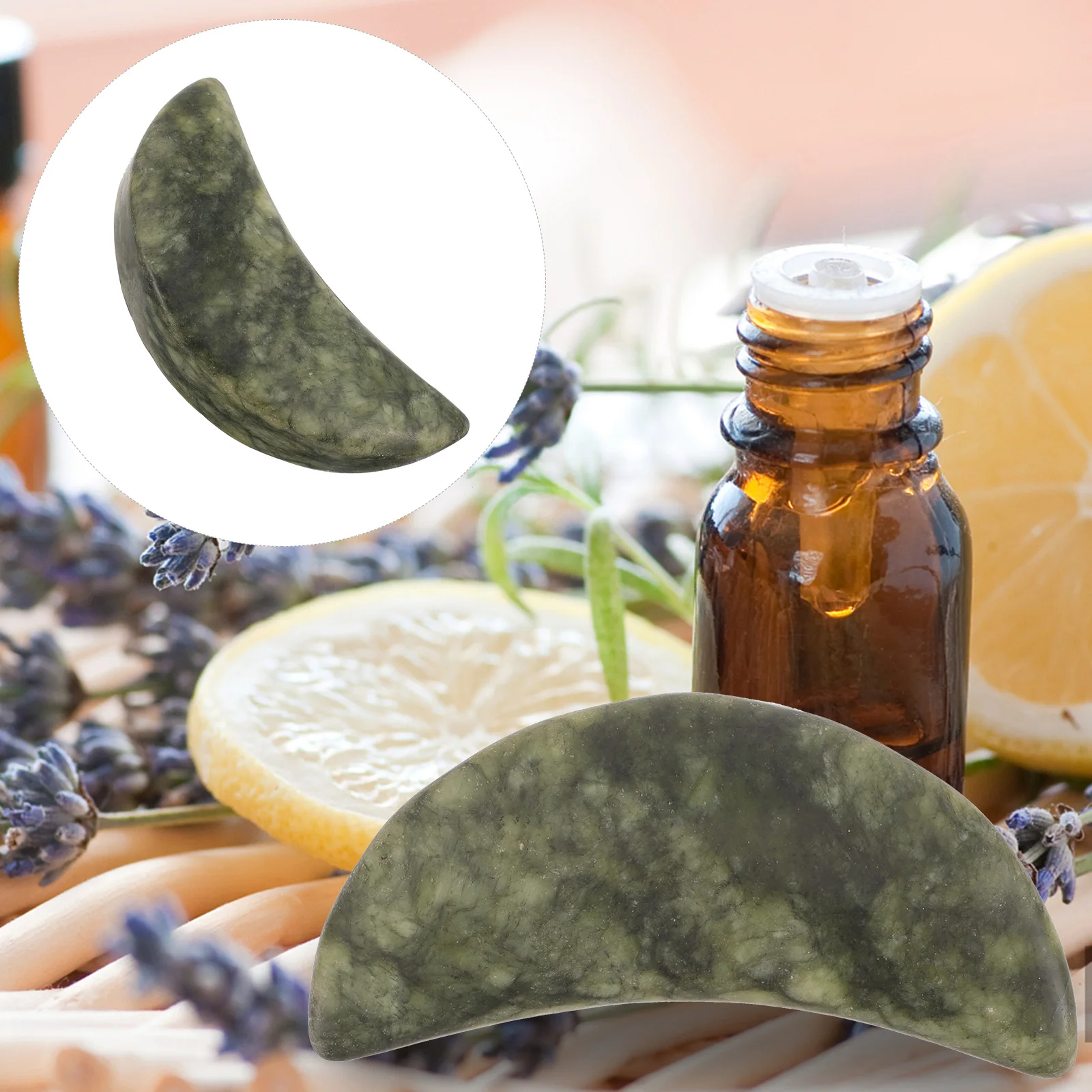 Natural Olive Jade Thumb Stone Small Portable Lightweight Massage Stone for Relaxation Stress Relief Blood Flow Improvement
Natural Olive Jade Thumb Stone Small Portable Lightweight Massage Stone for Relaxation Stress Relief Blood Flow Improvement