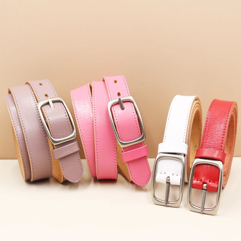 Brand Italy Full Grain Genuine Cow Leather Jeans Strap Women Ins Lavender Purple Pink White Cowhide Waist Belts Ceinture Femme
Brand Italy Full Grain Genuine Cow Leather Jeans Strap Women Ins Lavender Purple Pink White Cowhide Waist Belts Ceinture Femme
