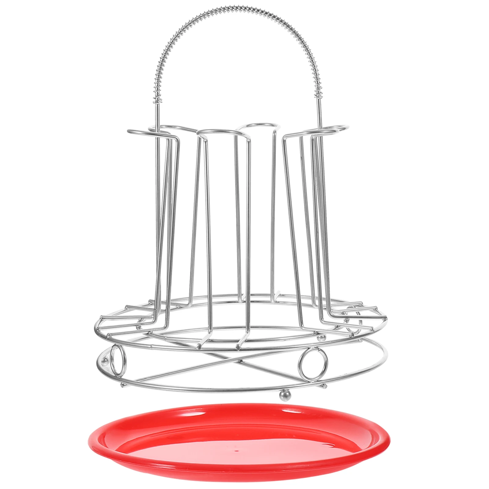 Alloy Six Cups Holder Hanging Upside Down Cups Organizer Mugs Dryer Cups Rack Kitchen Supplies with Tray for Hotel Bar KTV (Rand
Alloy Six Cups Holder Hanging Upside Down Cups Organizer Mugs Dryer Cups Rack Kitchen Supplies with Tray for Hotel Bar KTV (Rand