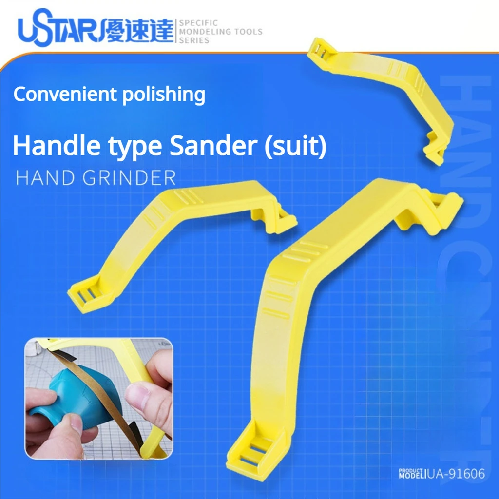 UA-91606 Curved Surface Sander for Gundam Model Building Tool 6 Sandpapers Curved Surface Grinding Tool DIY Hobby Crafting Kits
UA-91606 Curved Surface Sander for Gundam Model Building Tool 6 Sandpapers Curved Surface Grinding Tool DIY Hobby Crafting Kits