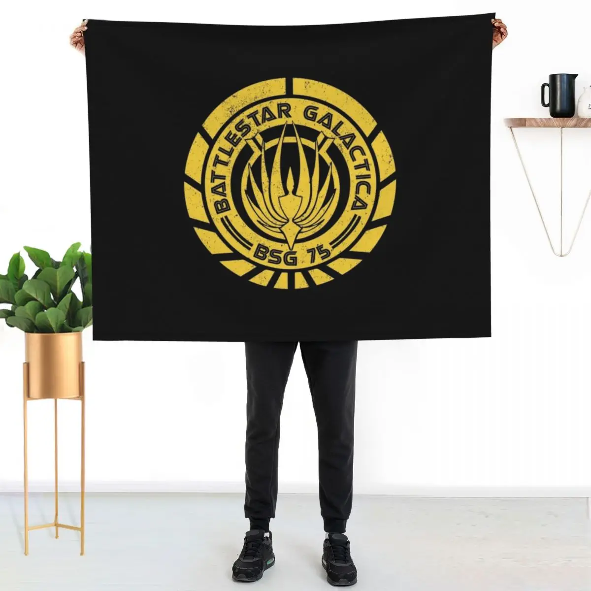 Galactica BSG 75 - Inspired by Battlestar Galactica Throw Blanket Fluffy Cozy Throw Blanket for Home Decor
Galactica BSG 75 - Inspired by Battlestar Galactica Throw Blanket Fluffy Cozy Throw Blanket for Home Decor