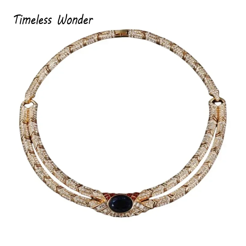 Timeless Wonder Fancy Zircon Geo Pave Necklaces for Women Designer Jewelry Runway Trendy Rare Sweet Gift Top New Mix 4628
Timeless Wonder Fancy Zircon Geo Pave Necklaces for Women Designer Jewelry Runway Trendy Rare Sweet Gift Top New Mix 4628