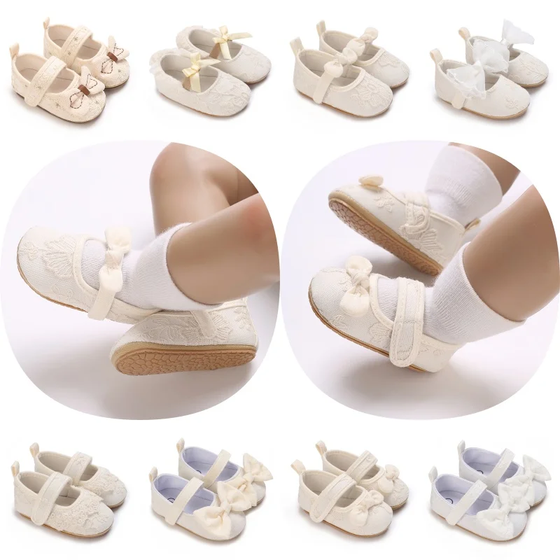 Милые белые кружевные туфли для маленьких девочек, детские мокасины, обувь с бантом и бахромой, нескользящая обувь на резиновой подошве, обувь для кроватки, 0-18 месяцев
Милые белые кружевные туфли для маленьких девочек, детские мокасины, обувь с бантом и бахромой, нескользящая обувь на резиновой подошве, обувь для кроватки, 0-18 месяцев