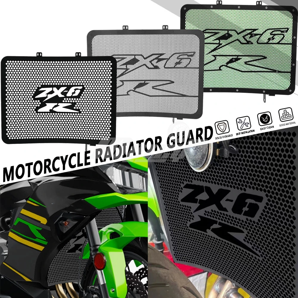 FOR KAWASAKI NINJA ZX-6R ZX-6RR ZX-636 2003-2004 Ninja ZX6R 636 Motorcycle Aluminum Radiator Grille Guard Protector Covers Parts
FOR KAWASAKI NINJA ZX-6R ZX-6RR ZX-636 2003-2004 Ninja ZX6R 636 Motorcycle Aluminum Radiator Grille Guard Protector Covers Parts