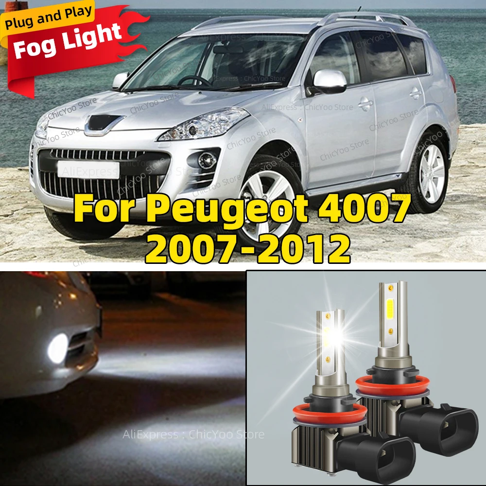 15000Lm LED Fog Light Car LED Bulbs 6000K 12V Driving Lamp Plug and Play For Peugeot 4007 2007 2008 2009 2010 2011 2012
15000Lm LED Fog Light Car LED Bulbs 6000K 12V Driving Lamp Plug and Play For Peugeot 4007 2007 2008 2009 2010 2011 2012
