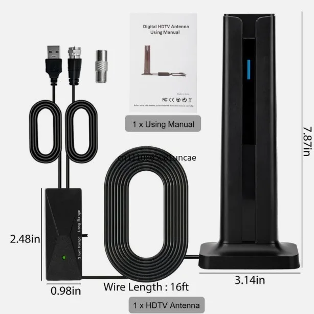 4K TV Antenna DVB-T High Gain High-definition DTMB Digital Indoor ISDB
4K TV Antenna DVB-T High Gain High-definition DTMB Digital Indoor ISDB