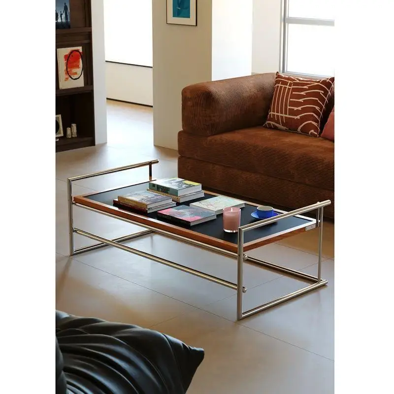 Coffee table bag living room home medieval minimalist retro paint-free stainless steel tea table desk
Coffee table bag living room home medieval minimalist retro paint-free stainless steel tea table desk