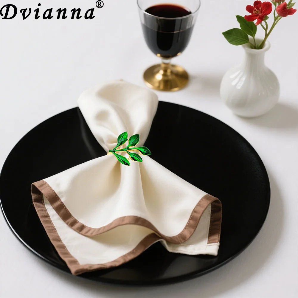 20Pcs Farmhouse Leaf Napkin Rings Green Leaves Napkin Buckle for Thanksgiving Christmas Spring Easter Holiday Table Decor HWL20
20Pcs Farmhouse Leaf Napkin Rings Green Leaves Napkin Buckle for Thanksgiving Christmas Spring Easter Holiday Table Decor HWL20