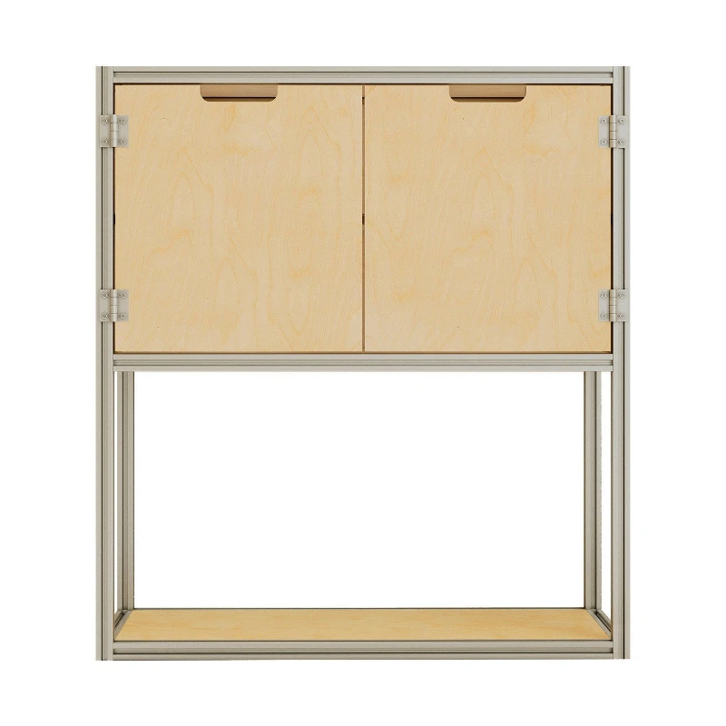 Sideboard double-door storage cabinet, living room aluminum profile storage rack, solid wood display cabinet
Sideboard double-door storage cabinet, living room aluminum profile storage rack, solid wood display cabinet