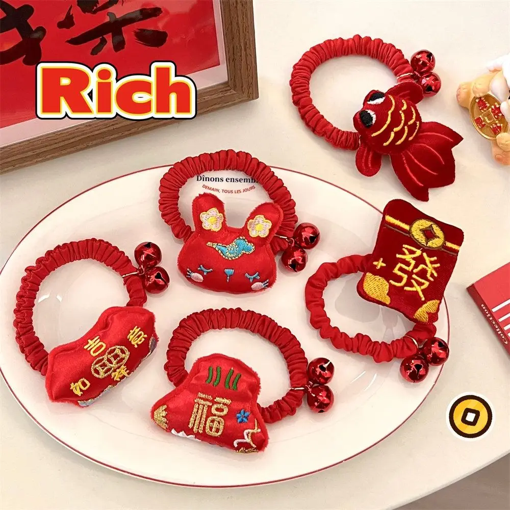Creative Red Hair Rope New Year Elastic Hair Band Bracelet New Year Children Headwear Gifts Korean Hair Accessories Children's
Creative Red Hair Rope New Year Elastic Hair Band Bracelet New Year Children Headwear Gifts Korean Hair Accessories Children's