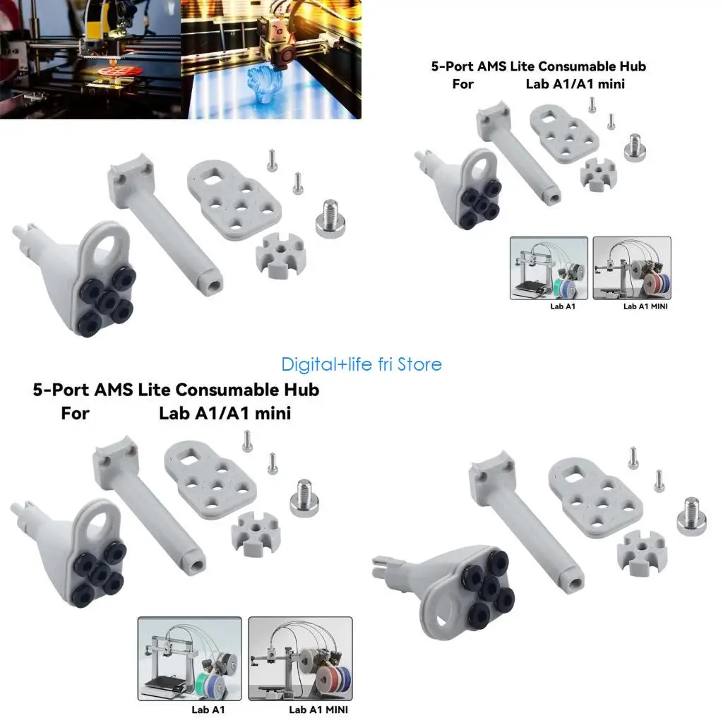 E06D Upgraded 5 Port Hub For Lab A1MINI V2 Enhances 3D Printer Functionality &Speed
E06D Upgraded 5 Port Hub For Lab A1MINI V2 Enhances 3D Printer Functionality &Speed