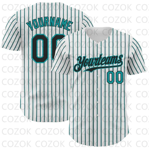 Custom White Vertical Line Baseball Jersey Men Women Short Sleeve Shirt 3D Printed Shirt Team Shirts Hip Hop Unisex Tops
Custom White Vertical Line Baseball Jersey Men Women Short Sleeve Shirt 3D Printed Shirt Team Shirts Hip Hop Unisex Tops