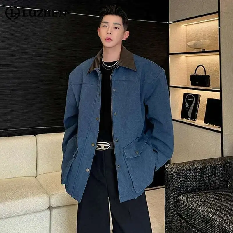 LUZHEN Loose Fashion Elegant 2025 Casual Jacket Spring Men's Trendy Shoulder Pad Designer Original Luxury Male Outerwear LZ9076
LUZHEN Loose Fashion Elegant 2025 Casual Jacket Spring Men's Trendy Shoulder Pad Designer Original Luxury Male Outerwear LZ9076