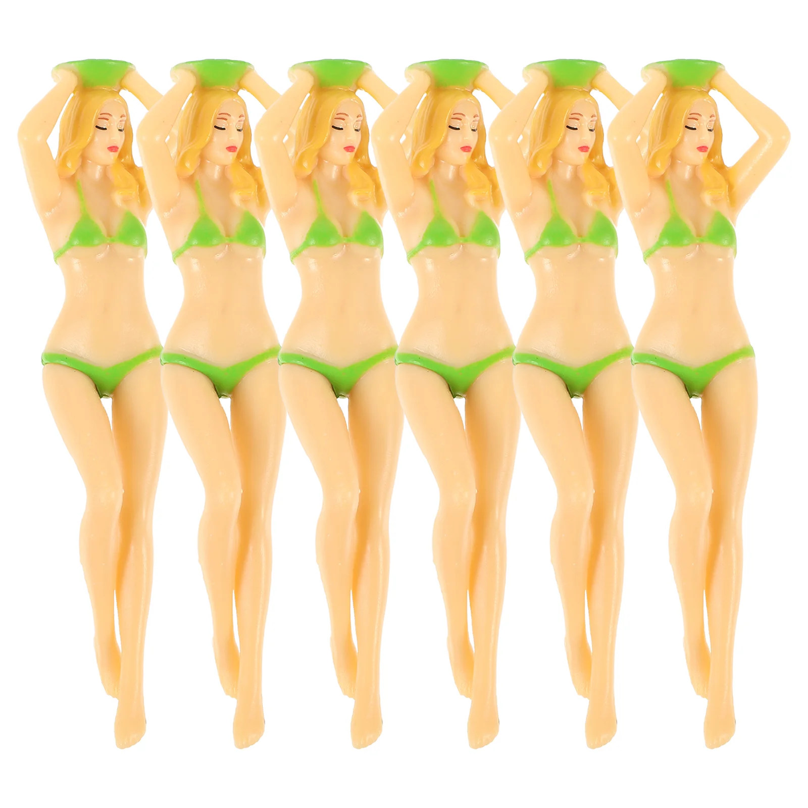 6 Pcs Golf Bikini Tacks Accessories Western Tees Funny Holder Golfs Supplies Plastic Ball Nails Woman
6 Pcs Golf Bikini Tacks Accessories Western Tees Funny Holder Golfs Supplies Plastic Ball Nails Woman