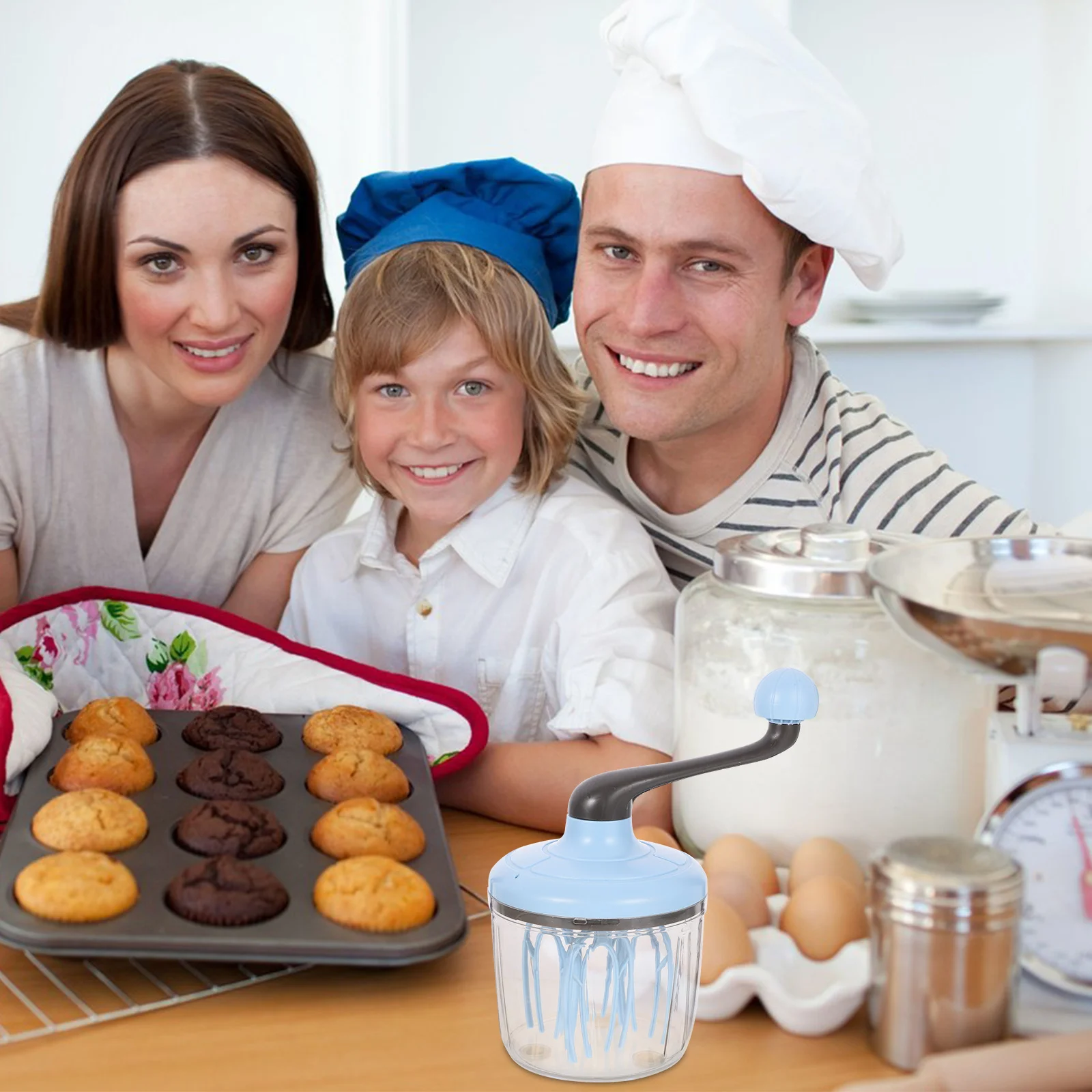 Manual Egg Whisk Rotary Handheld Frother Plastic Smooth Surface Ergonomic Design Quick Efficient Mixing Kitchen Supplies
Manual Egg Whisk Rotary Handheld Frother Plastic Smooth Surface Ergonomic Design Quick Efficient Mixing Kitchen Supplies