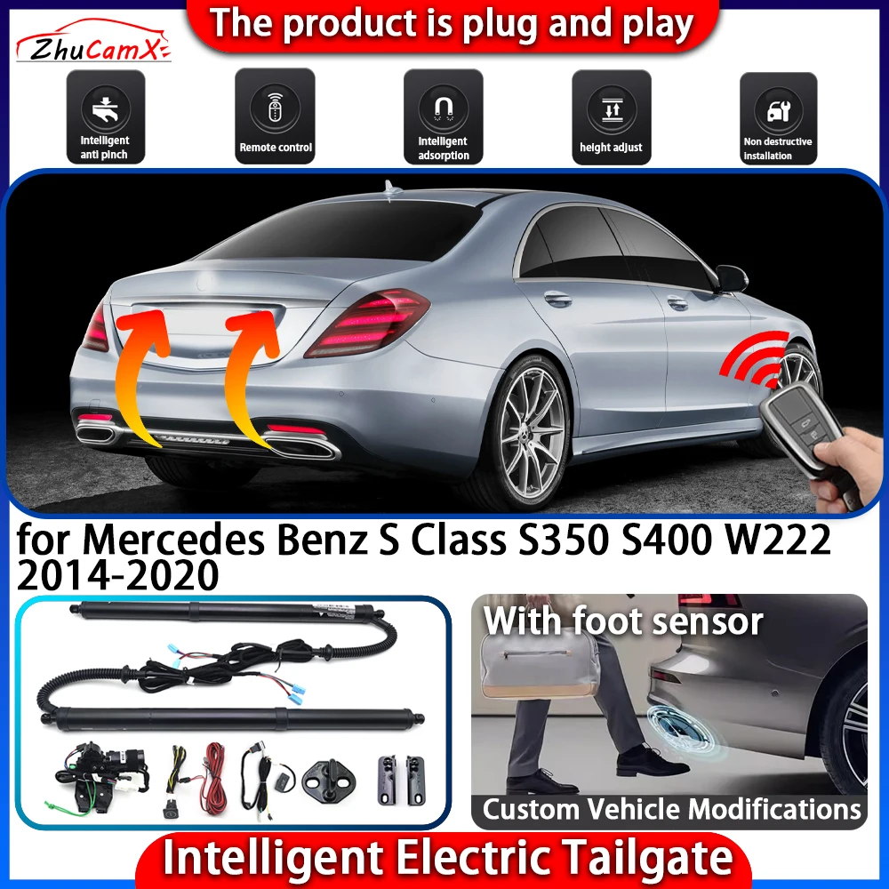 Smart Powered Tailgate System for Mercedes Benz S Class S350 S400 W222 2014-2020 Automatic Intelligent Trunk Lift Control Kit
Smart Powered Tailgate System for Mercedes Benz S Class S350 S400 W222 2014-2020 Automatic Intelligent Trunk Lift Control Kit