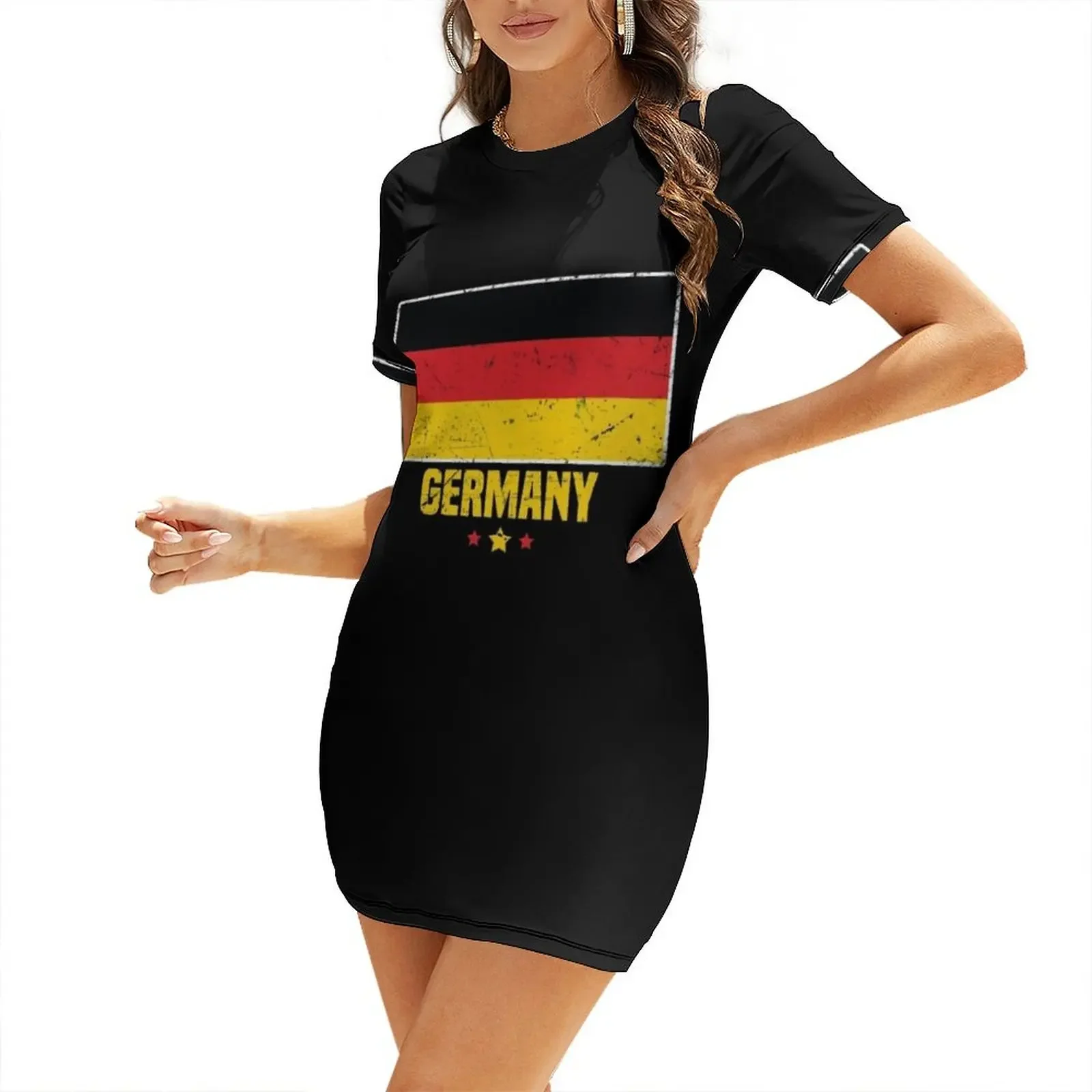 Germany Flag German Apparel Short-Sleeved Dress Summer skirt Women's skirt dresses for women 2025 luxury designer party Dress
Germany Flag German Apparel Short-Sleeved Dress Summer skirt Women's skirt dresses for women 2025 luxury designer party Dress