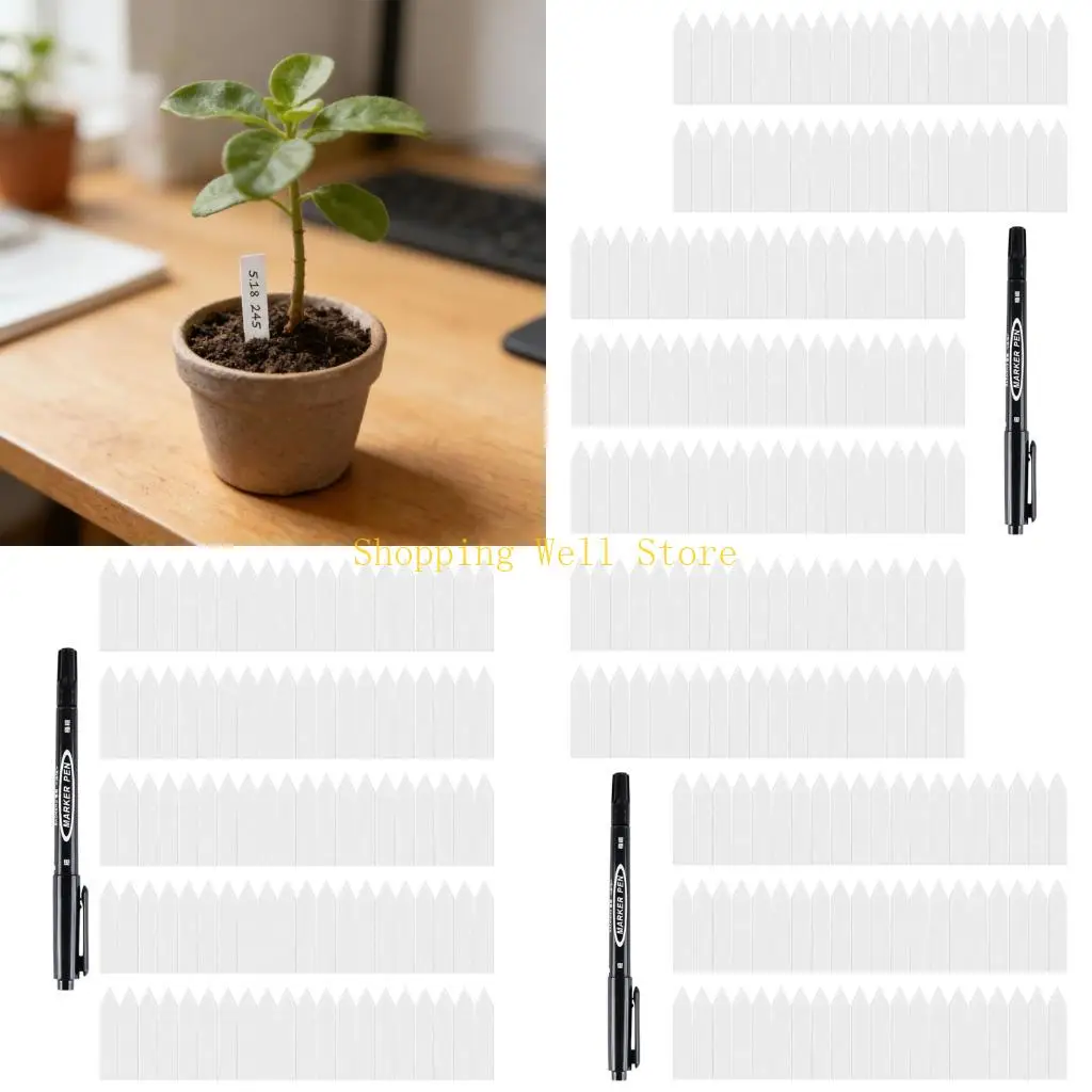KX4B 100pack Thick Garden Labels Reusables Nursery Markers Plastic Plant Sign for Organizing Crops and Seedlings
KX4B 100pack Thick Garden Labels Reusables Nursery Markers Plastic Plant Sign for Organizing Crops and Seedlings