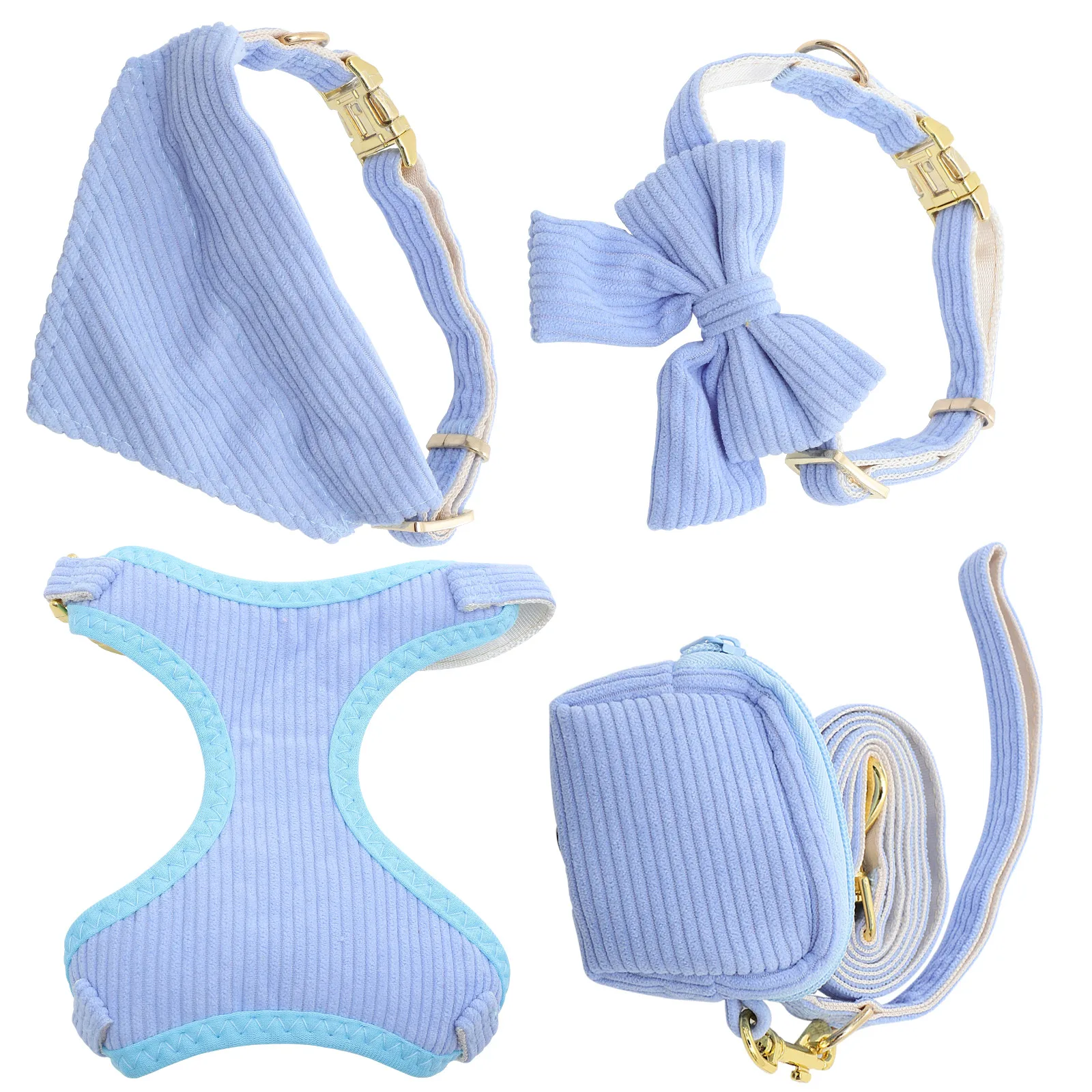 Dog Walking Harness Leash Small Large Dogs Corduroy Vest Collar Pet Accessories Soft Material Long Service Life
Dog Walking Harness Leash Small Large Dogs Corduroy Vest Collar Pet Accessories Soft Material Long Service Life
