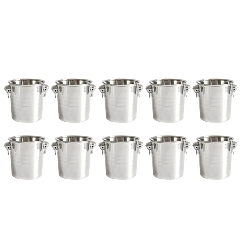 B23B 10X Stainless Steel Ice Punch Bucket Wine Beer Cooler Champagne Cooler Portable Bar Party Club Ice Bucket Container 3L
B23B 10X Stainless Steel Ice Punch Bucket Wine Beer Cooler Champagne Cooler Portable Bar Party Club Ice Bucket Container 3L