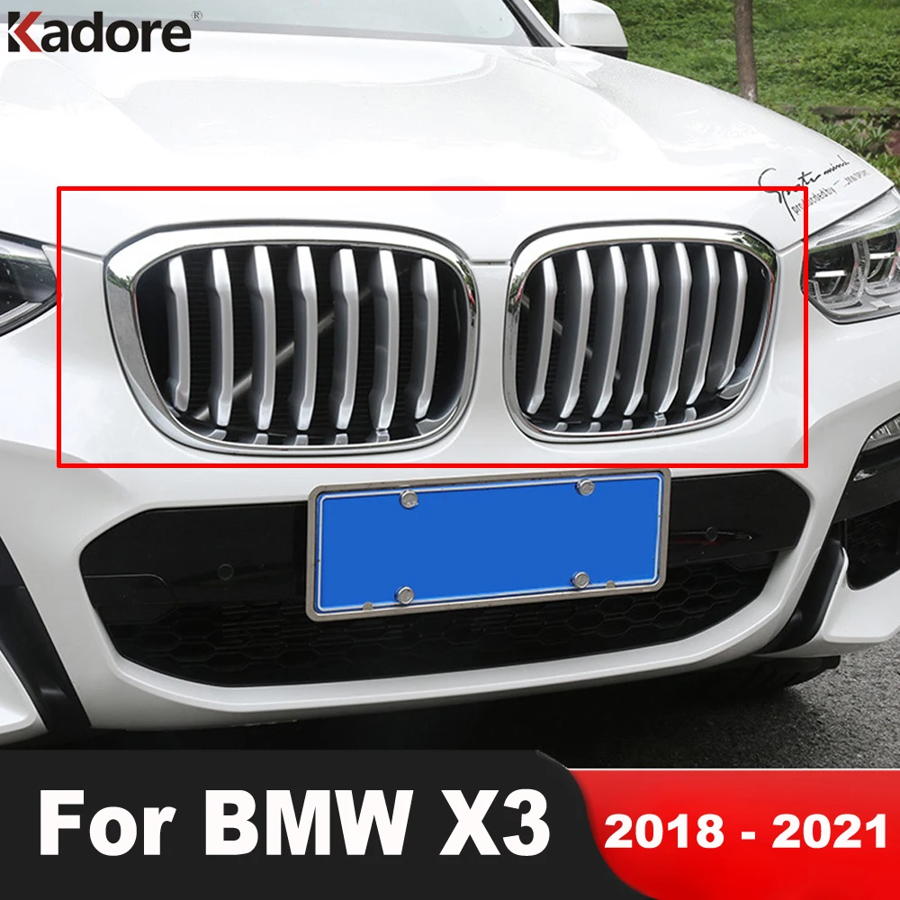 For BMW X3 2018 2019 Matte Car Front Center Grille Grill Cover Trim Racing Grills Molding Garnish Strip Exterior Accessories
For BMW X3 2018 2019 Matte Car Front Center Grille Grill Cover Trim Racing Grills Molding Garnish Strip Exterior Accessories