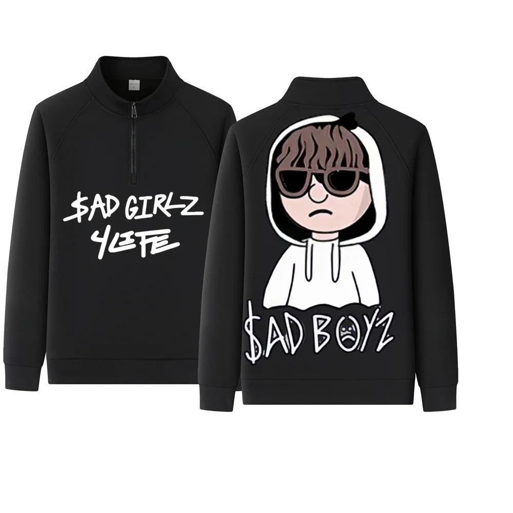 Fashion Casual Men Long Sleeve New Fall Winter Collection Oversized Tops Brand Streetwear Thick Round Neck With Zipper Pullovers
Fashion Casual Men Long Sleeve New Fall Winter Collection Oversized Tops Brand Streetwear Thick Round Neck With Zipper Pullovers
