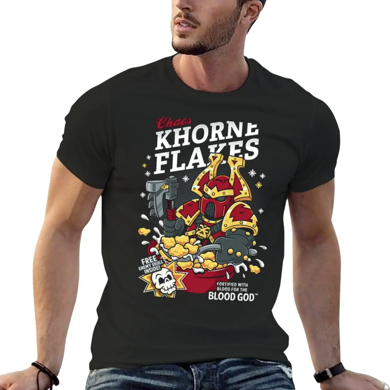 Chaos Khorne Flakes T-Shirt shirts graphic tees aesthetic clothes anime tshirt black t shirts for men
Chaos Khorne Flakes T-Shirt shirts graphic tees aesthetic clothes anime tshirt black t shirts for men