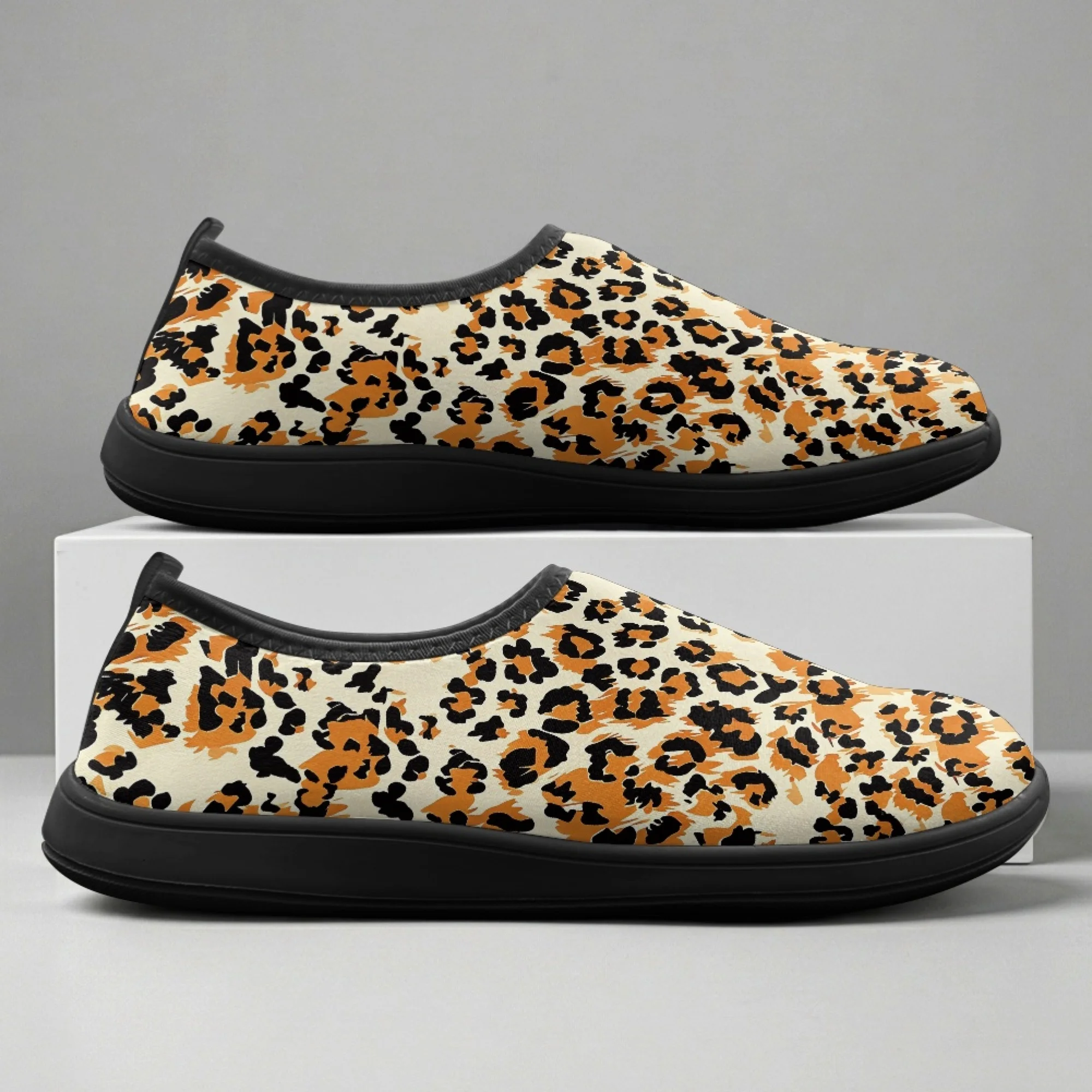 XIXIRIMIDO Slip-on Wide-toed Shoes Leopard Print Men's Breathable Mesh Shoes Womens Fashion Summer Sneakers Walking Shoes 36-46
XIXIRIMIDO Slip-on Wide-toed Shoes Leopard Print Men's Breathable Mesh Shoes Womens Fashion Summer Sneakers Walking Shoes 36-46