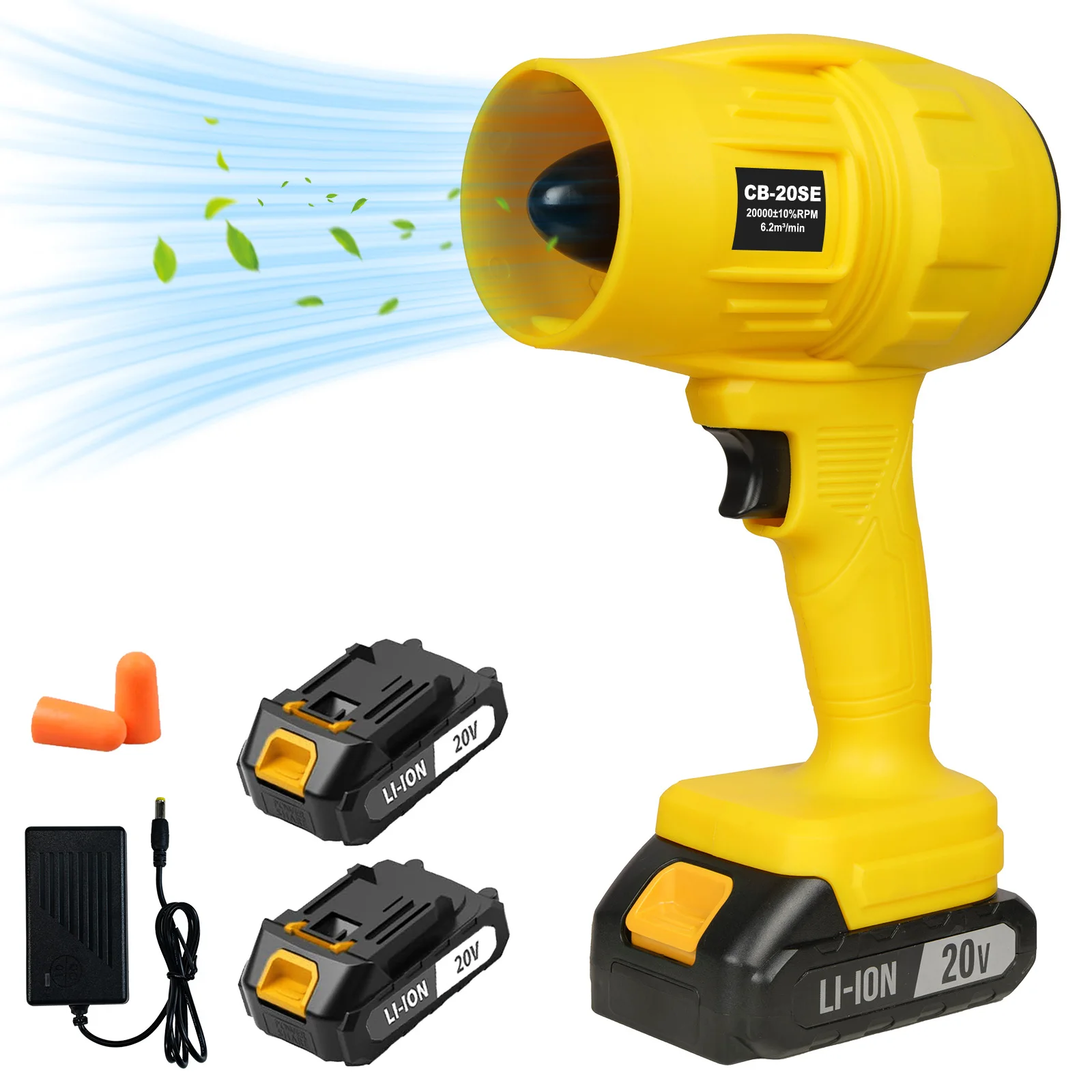 Industrial-Grade 20V Cordless Turbo Blower Powe Ul Electric Air Blower For Leaf Cleaning & BBQ OEM/ODM Welcome
Industrial-Grade 20V Cordless Turbo Blower Powe Ul Electric Air Blower For Leaf Cleaning & BBQ OEM/ODM Welcome