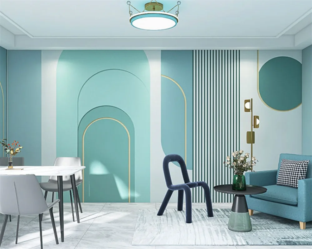 beibehang papel de parede Custom Nordic geometric light luxury style bedroom beauty salon clothing store background wallpaper
beibehang papel de parede Custom Nordic geometric light luxury style bedroom beauty salon clothing store background wallpaper