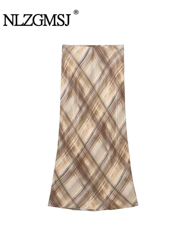 NLZGMSJ Autumn Women Sexy Skirts New Fashion Checkered Print Bodycon Skirts Women Elegant High Waist Skirts
NLZGMSJ Autumn Women Sexy Skirts New Fashion Checkered Print Bodycon Skirts Women Elegant High Waist Skirts