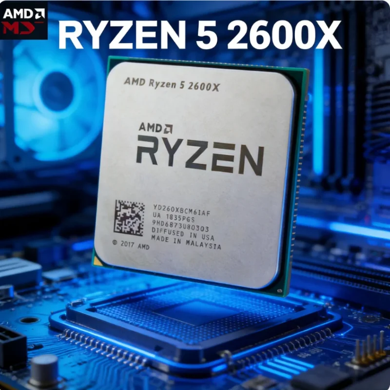 AMD Ryzen5 R5 2600X Desktop Gaming CPU 3.6GHz 6Core12Thread 95W TDP Socket AM4 Computer Processor Without Retail Package
AMD Ryzen5 R5 2600X Desktop Gaming CPU 3.6GHz 6Core12Thread 95W TDP Socket AM4 Computer Processor Without Retail Package