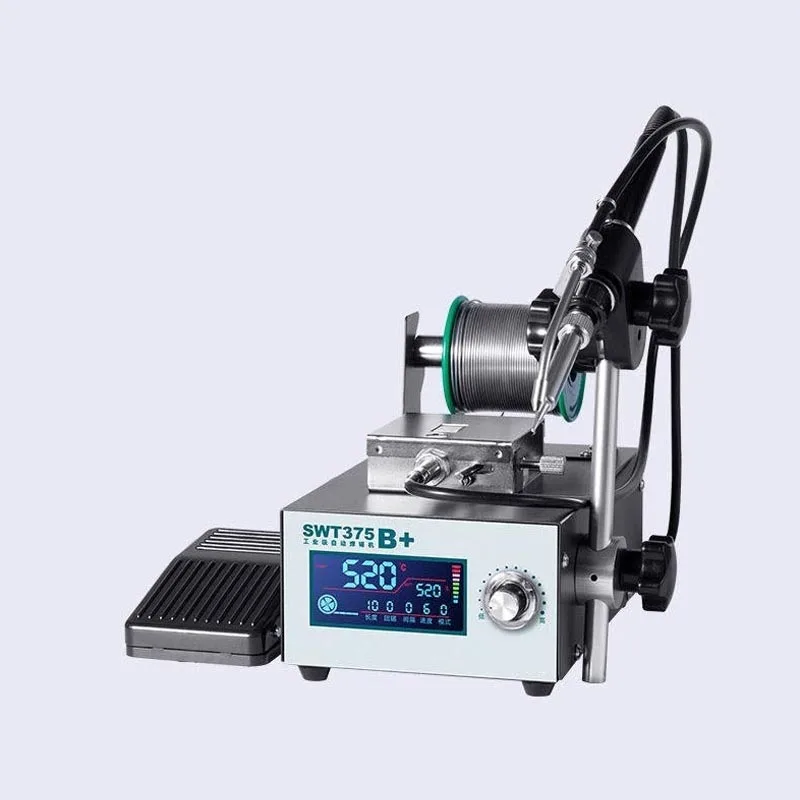 SWT375 Automatic Soldering Machine Auto Wire Feeding Device For Small Electronic Factory PCB Component Welding Equipment
SWT375 Automatic Soldering Machine Auto Wire Feeding Device For Small Electronic Factory PCB Component Welding Equipment