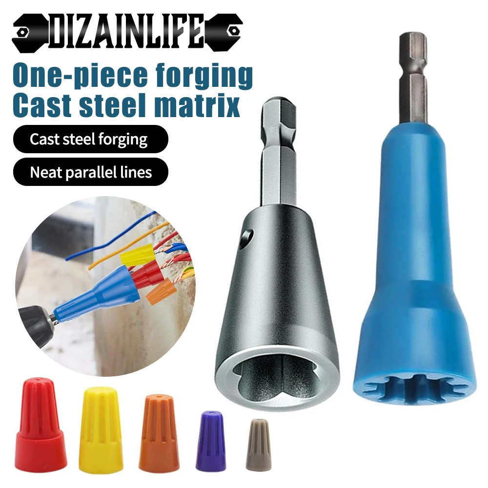 7pcs Professional Wire Twister Tool Set Electrician Electric Wire Swivel Winding Connector For Drill Wire Connector Driver
7pcs Professional Wire Twister Tool Set Electrician Electric Wire Swivel Winding Connector For Drill Wire Connector Driver