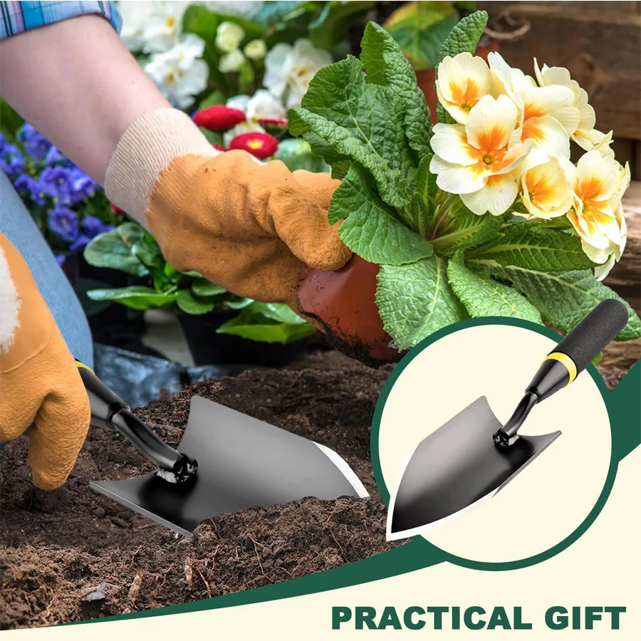 Мини-лопата, многофункциональные сельскохозяйственные инструменты, садовый инструмент из нержавеющей стали, сельскохозяйственные принадлежности, садовое оборудование для ручной мотыги
Мини-лопата, многофункциональные сельскохозяйственные инструменты, садовый инструмент из нержавеющей стали, сельскохозяйственные принадлежности, садовое оборудование для ручной мотыги