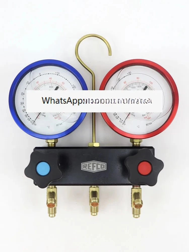 Carbon dioxide R744 air conditioner Weike snow type meter refrigerant meter high and low pressure dual connection meter group
Carbon dioxide R744 air conditioner Weike snow type meter refrigerant meter high and low pressure dual connection meter group