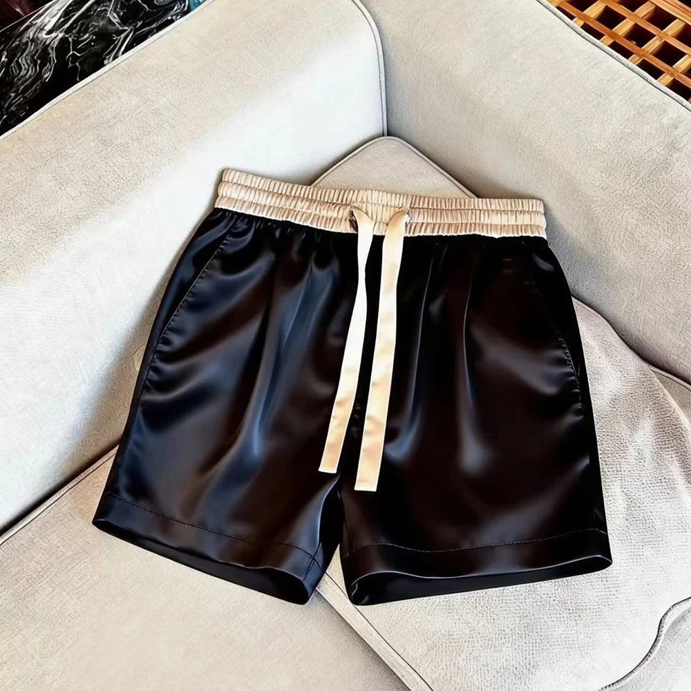 2026 Summer New Men's Solid Color Straight Leg Shorts Retro Fashion Trendy Street Loose Casual Simple Breathable Men's Bottoms
2026 Summer New Men's Solid Color Straight Leg Shorts Retro Fashion Trendy Street Loose Casual Simple Breathable Men's Bottoms