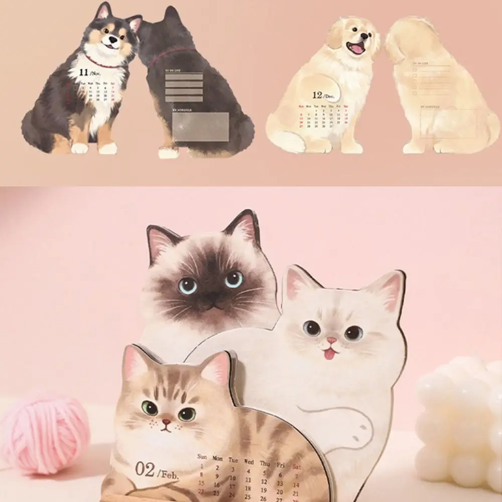 Новый милый 3D настольный календарь серии Cat Dog, простой настольный календарь с рисунком мультфильма с подставкой, органайзер для домашнего офиса, стол
Новый милый 3D настольный календарь серии Cat Dog, простой настольный календарь с рисунком мультфильма с подставкой, органайзер для домашнего офиса, стол