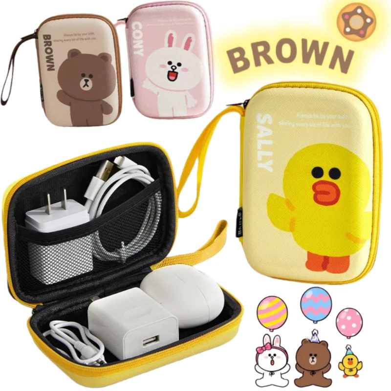 LINE FRIENDS Brown Cony Sally Personalized Creative Earphone Storage Bag Portable Storage Bag for Travel Charger and Data Cables
LINE FRIENDS Brown Cony Sally Personalized Creative Earphone Storage Bag Portable Storage Bag for Travel Charger and Data Cables