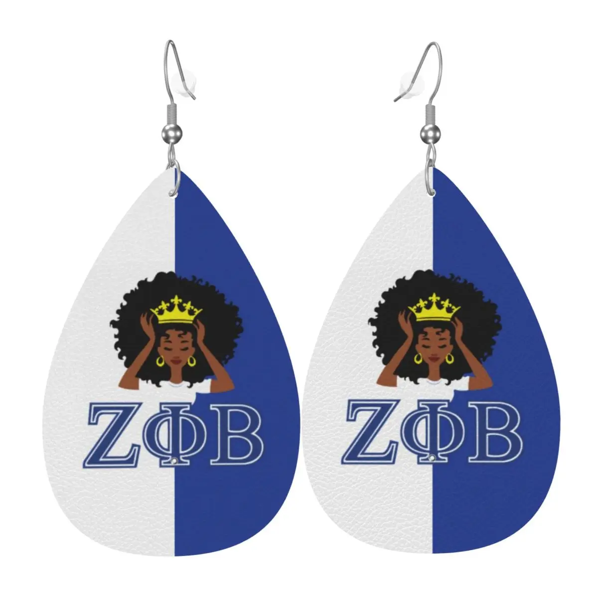 Пользовательские Zeta Phi Beta Sorority висячие серьги кожаные серьги для женщин модные ZOB греческая буква 1920 для вечеринки
Пользовательские Zeta Phi Beta Sorority висячие серьги кожаные серьги для женщин модные ZOB греческая буква 1920 для вечеринки