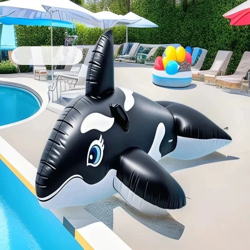 Black whale mount inflatable dolphin seat swimming ring water floating bed animal toy pool
Black whale mount inflatable dolphin seat swimming ring water floating bed animal toy pool