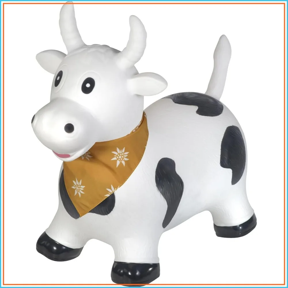 Inflatable Bouncing Ride-On Toy for Toddlers Age 2+ - Cow Design, Indoor & Outdoor Fun
Inflatable Bouncing Ride-On Toy for Toddlers Age 2+ - Cow Design, Indoor & Outdoor Fun