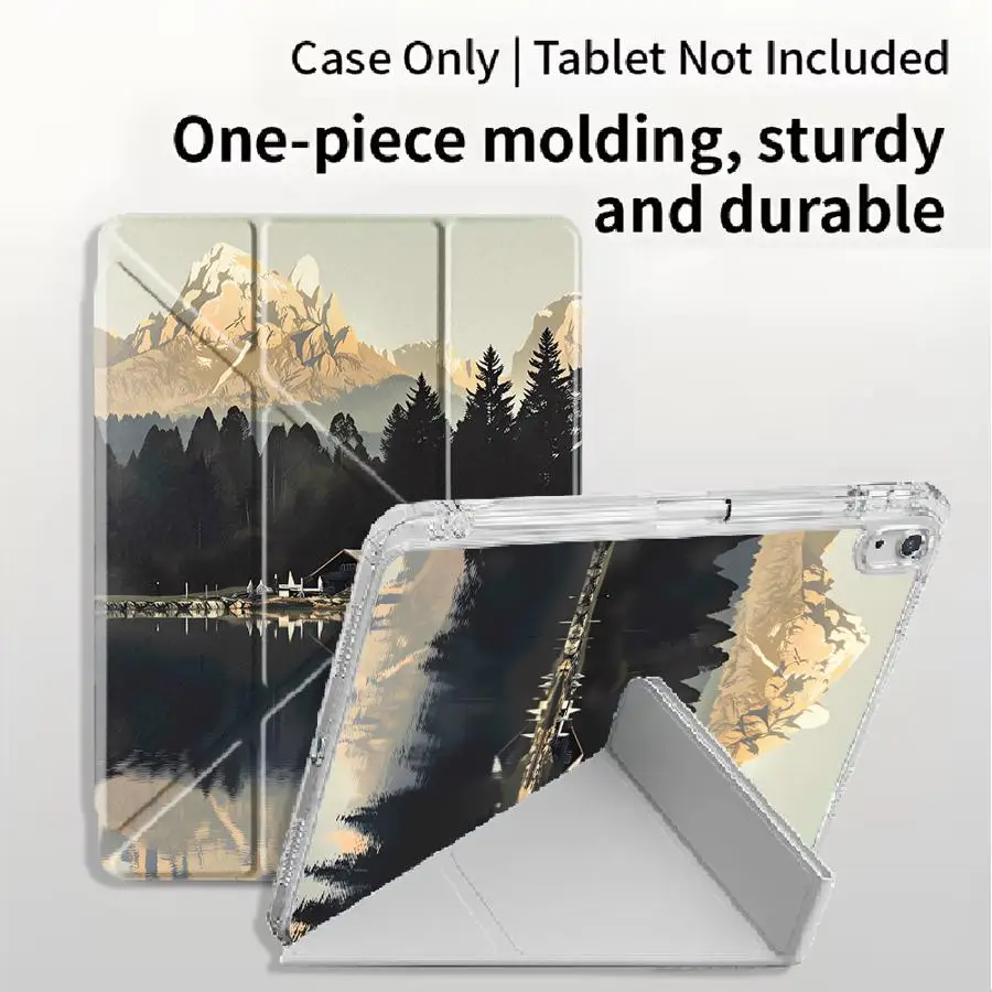 Holder Cover Tablet Case For iPad Mini 6 7 Pro 2025 11th 10th 9th 8th 7th 12.9inch Air 4 5 M3 M2 M4 11inch Y-Fold Mountain Lake
Holder Cover Tablet Case For iPad Mini 6 7 Pro 2025 11th 10th 9th 8th 7th 12.9inch Air 4 5 M3 M2 M4 11inch Y-Fold Mountain Lake
